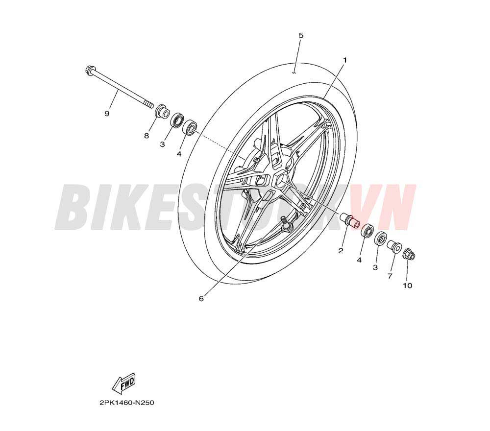 FRONT WHEEL (2PL2/2PL3)