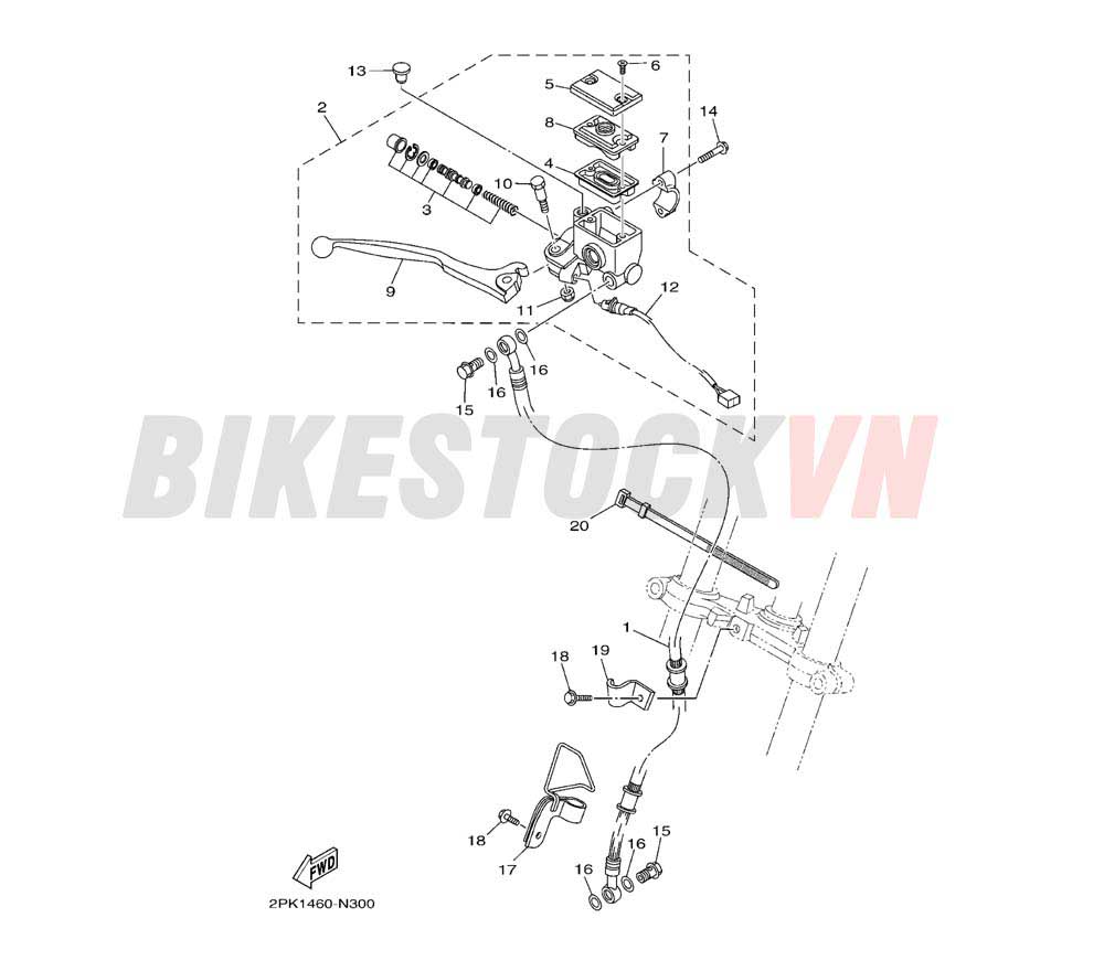 FRONT MASTER CYLINDER (2PL2/2PL3)