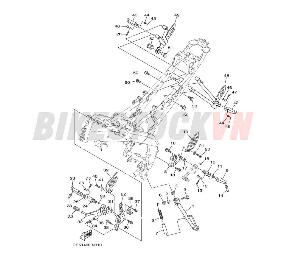 STAND & FOOTREST (2PL2/2PL3)