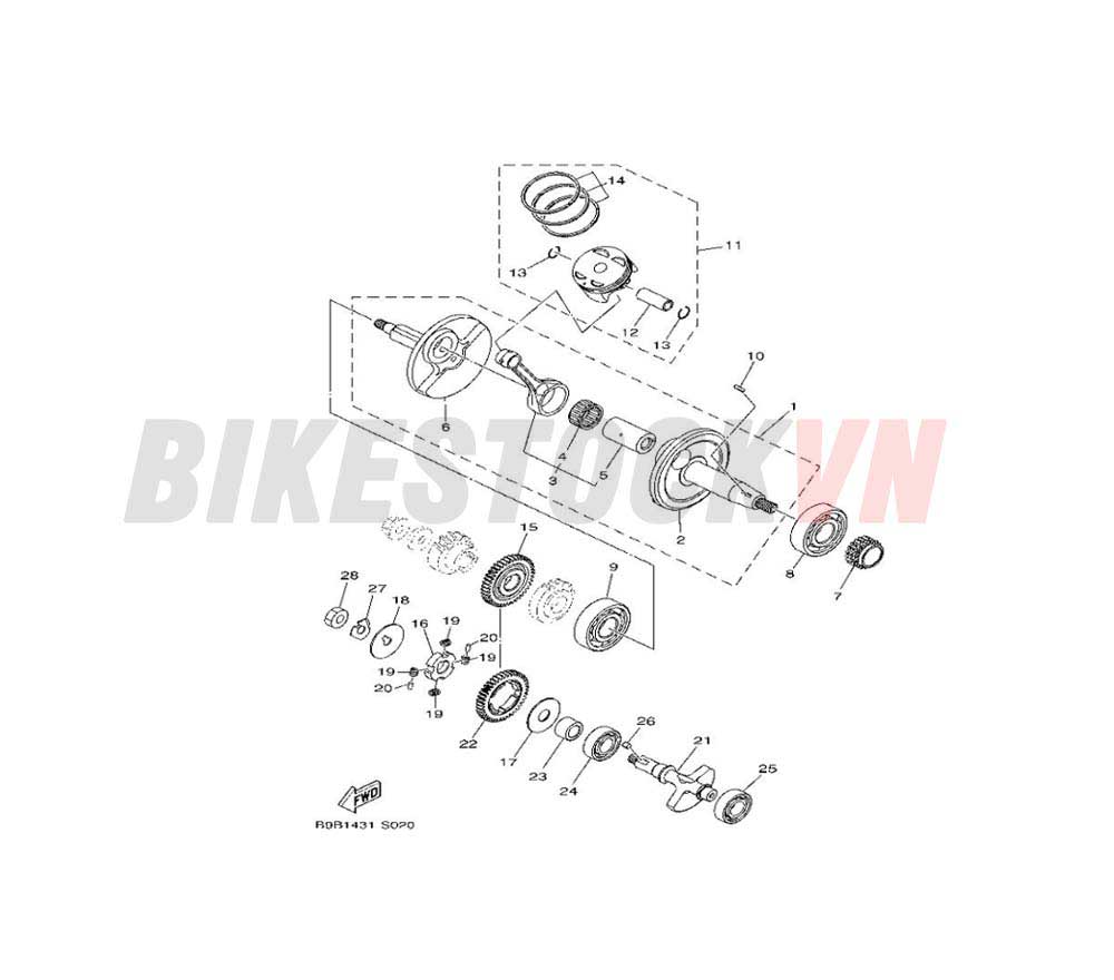 CRANKSHAFT & PISTON