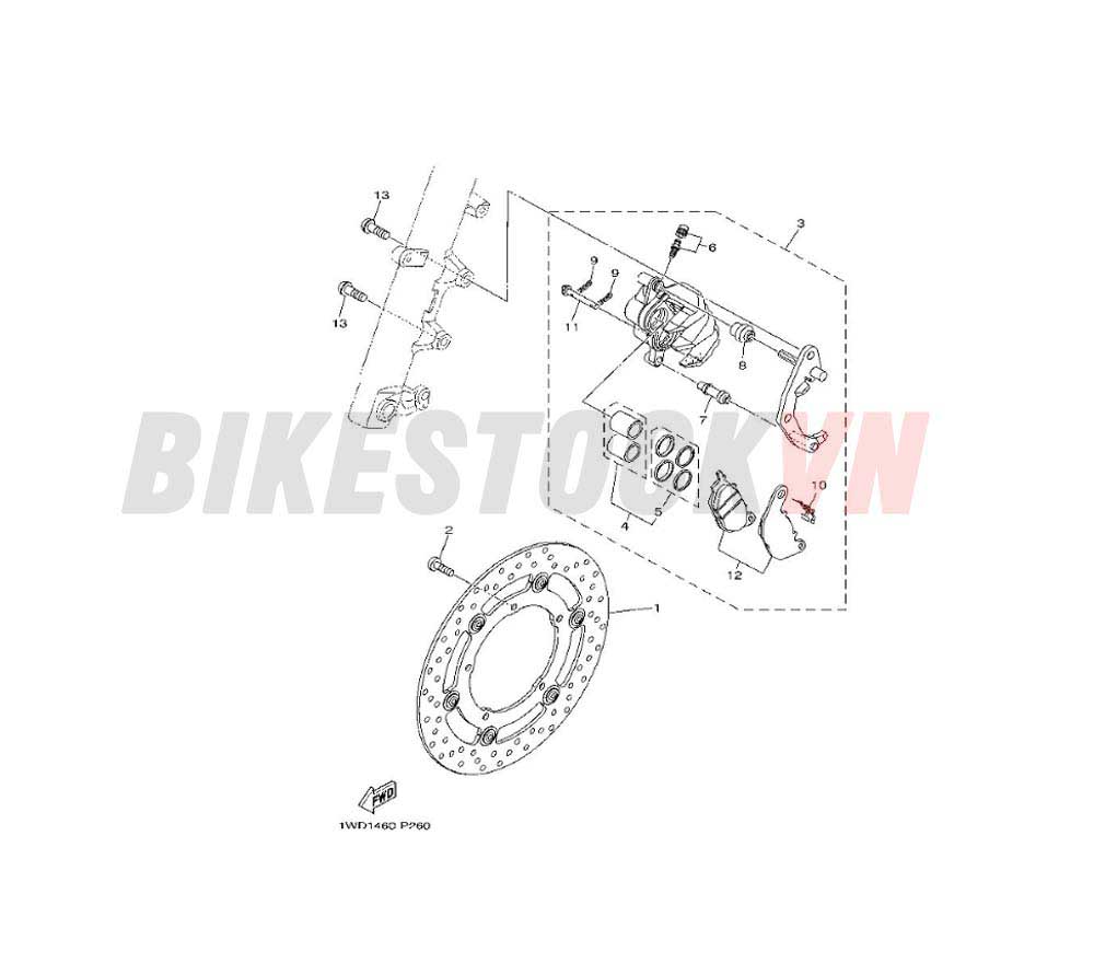 FRONT BRAKE CALIPER