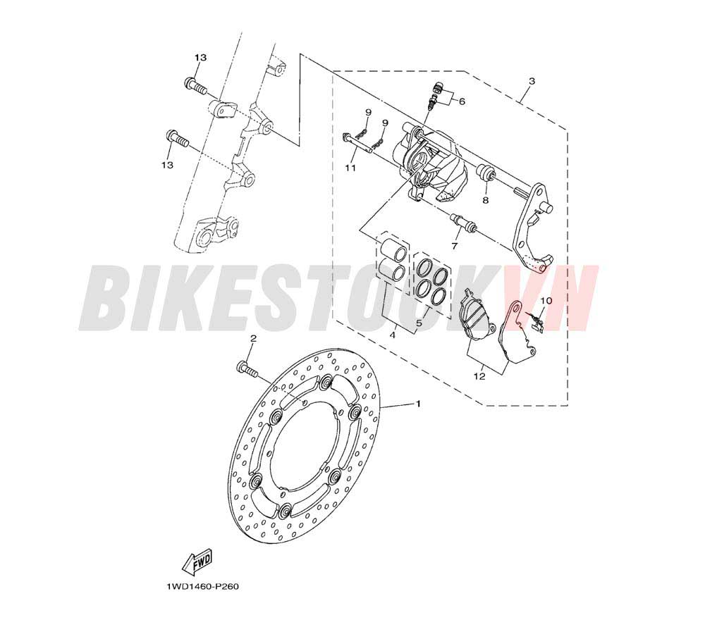 FRONT BRAKE CALIPER