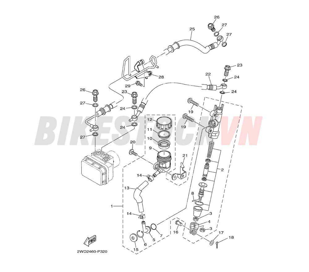 REAR MASTER CYLINDER