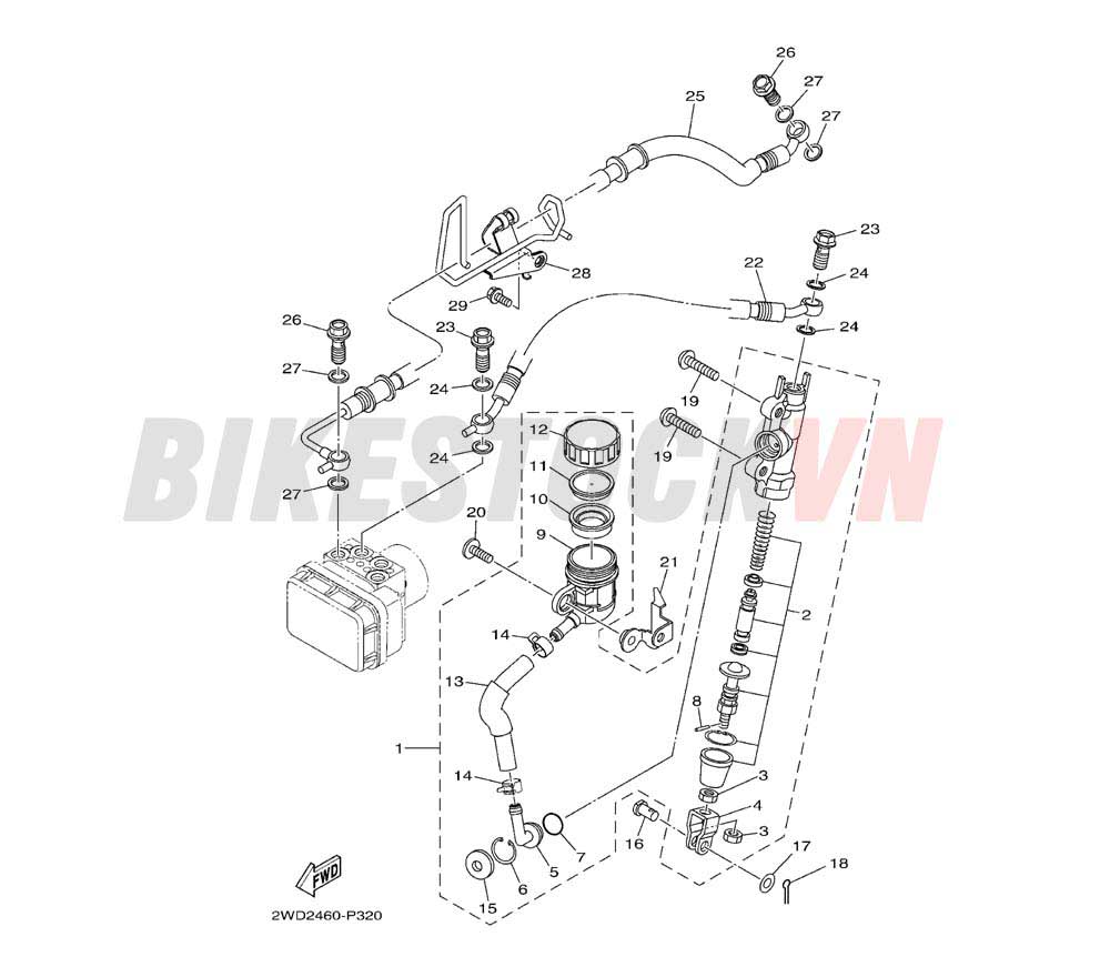 REAR MASTER CYLINDER