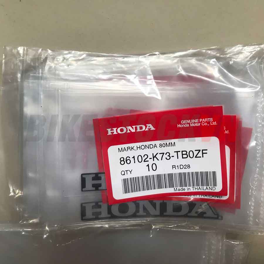 TEM LẺ HONDA CÁNH BỬNG XE MÀU ĐEN