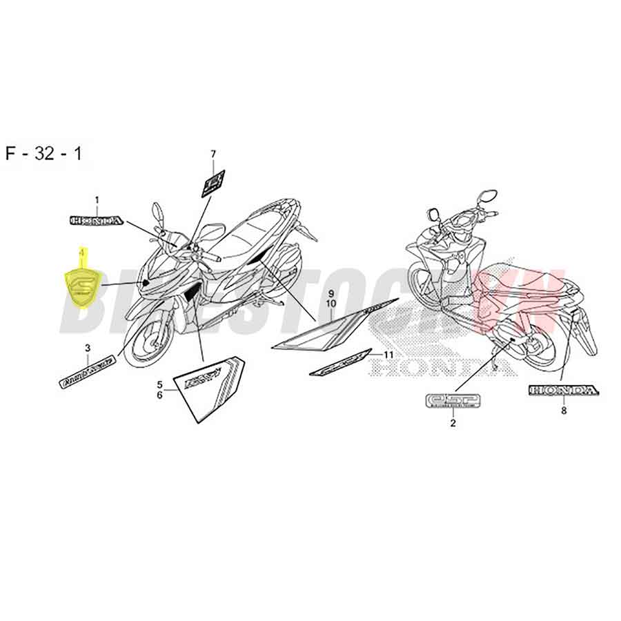 TEM LẺ CLICK 125I