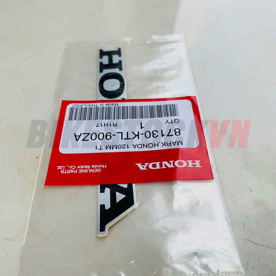 TEM LẺ CHỮ HONDA 120 MM 